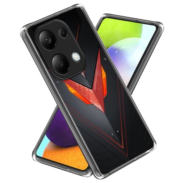 Vibe Xiaomi Redmi Note 13 Pro 4G / Xiaomi Poco M6 Pro deksel - Style J Red