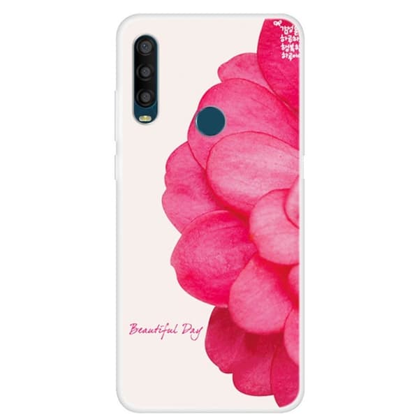 Deco Alcatel 1se (2020) Etui - Rød Blomst Red