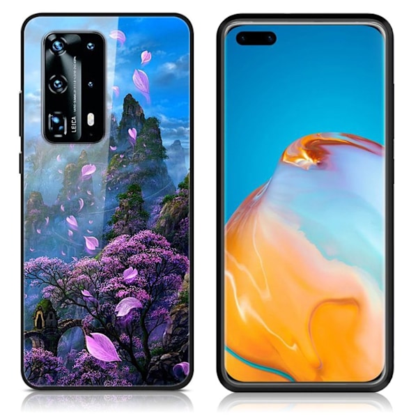 Fantasy Huawei P40 Pro cover - Lilla Træ Multicolor