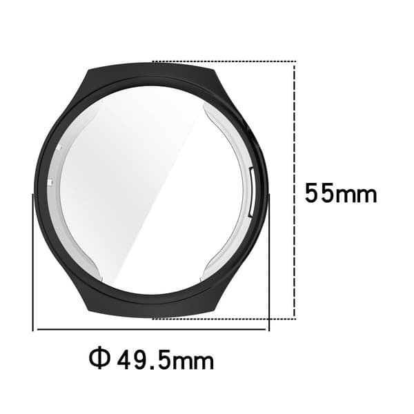 Huawei Watch 4 Flexibelt klockfodral Anti-rep Full täckning Skyddsfodral - Elektropläterad Blå Blå