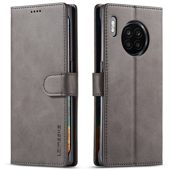 LC.IMEEKE Honor 50 Lite / Huawei Nova 8i Läppäkotelo - Harmaa Silver grey