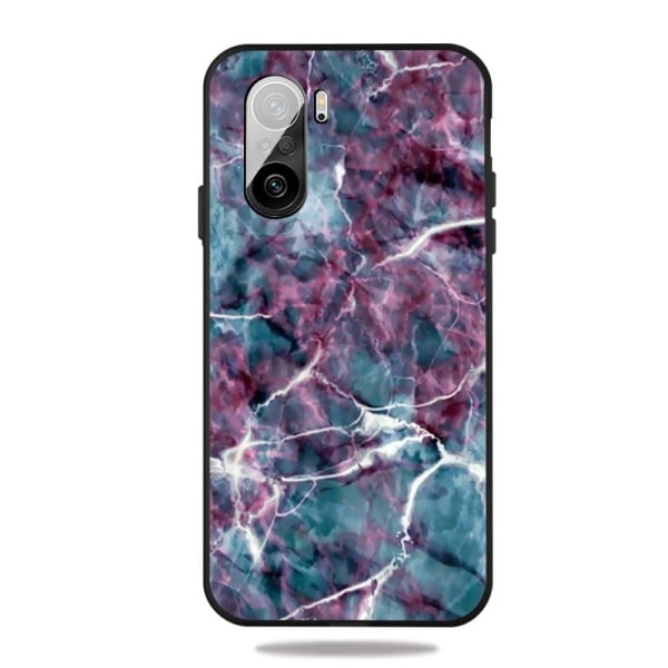 Imagine Xiaomi Mi 11i / K40 Pro Plus / Poco F3 Etui - Marbling Mønster Multicolor