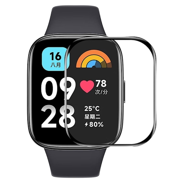 Xiaomi Redmi Watch 3 Lite/Active 3D PET Screen Protector Transparent
