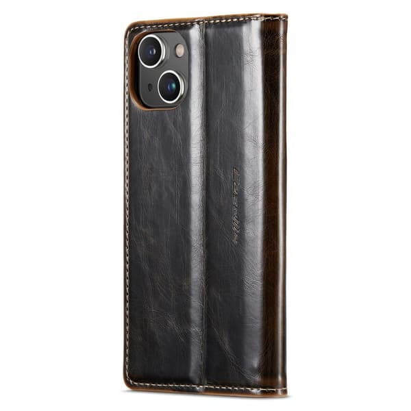 CaseMe iPhone 14 Plus Smooth Suojakotelo - Ruskea Brown