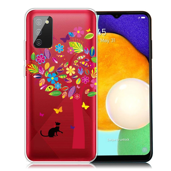 Deco Samsung Galaxy A03s deksel - Katt Og Tre Multicolor