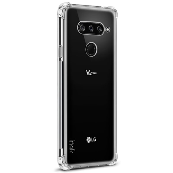 IMAK LG V40 ThinQ anti-fall smooth feel skal - transparent Transparent