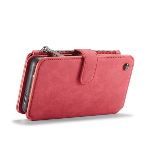 CaseMe Samsung Galaxy A72 5G Retro Lompakko - Punainen Red