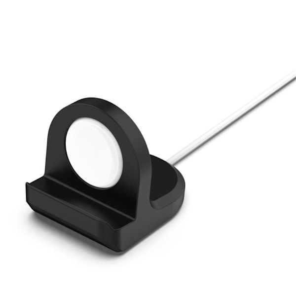 Google Pixel Watch opladningsbase i silikone - Sort Black