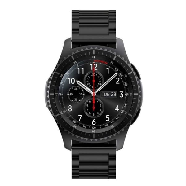 Garmin Vivomove / Luxe / style / 3 / Venu rustfrit stål Urrem - Sort Black