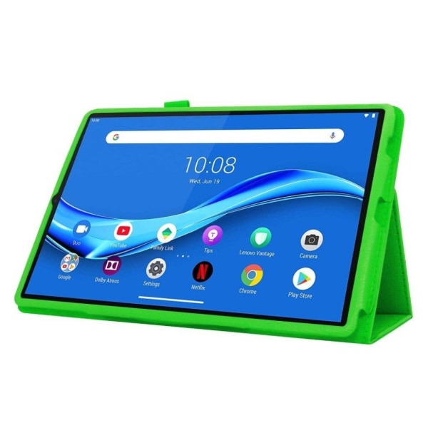 Lenovo Tab M10 HD Gen 2 litchi texture leather case - Green Green