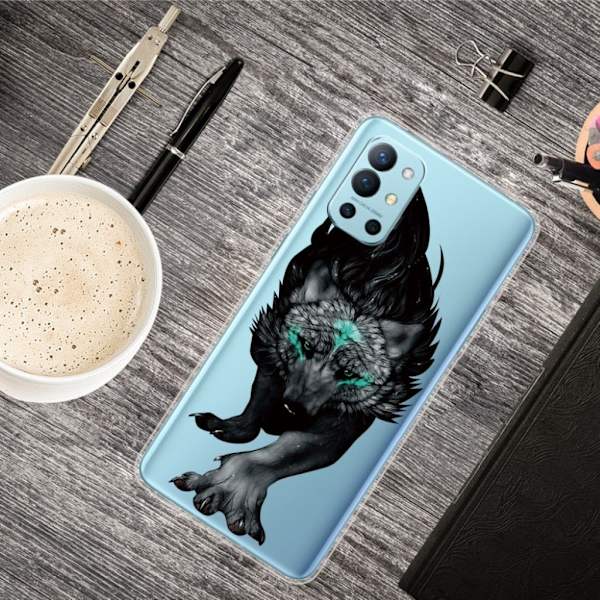 Deco OnePlus 9R Etui - Scary Ulv Transparent