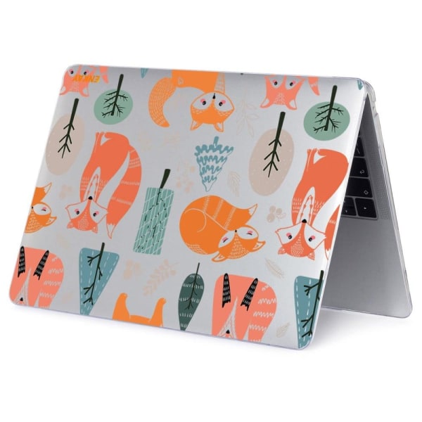 HAT PRINCE MacBook Pro 14 M1 / M1 Max (A2442, 2021) söpö eläintyylinen suojus - Ketut Orange