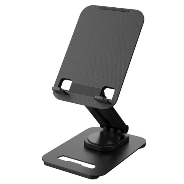 Universal 360 degree desktop phone holder - Black Svart