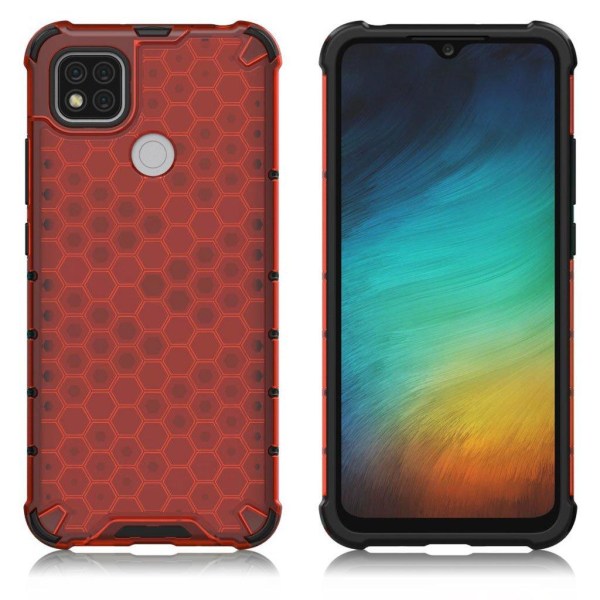 Bofink Honeycomb Xiaomi Redmi 9C Etui - Rød Red