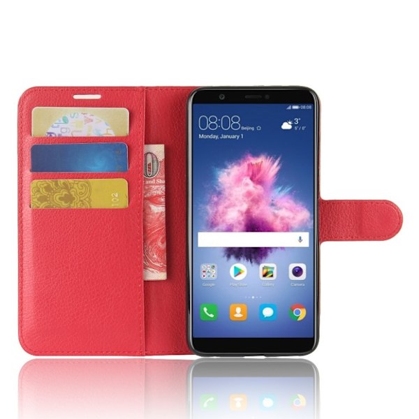Huawei P Smart Snyggt enfärgat fodral - Röd Röd