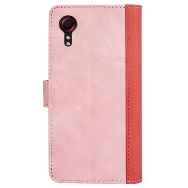 Tofarget lærdeksel for Samsung Galaxy Xcover 5 - Rosa Pink