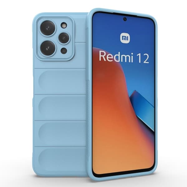 Deksel med mykt grep for Xiaomi Redmi 12 - Babyblå Blue