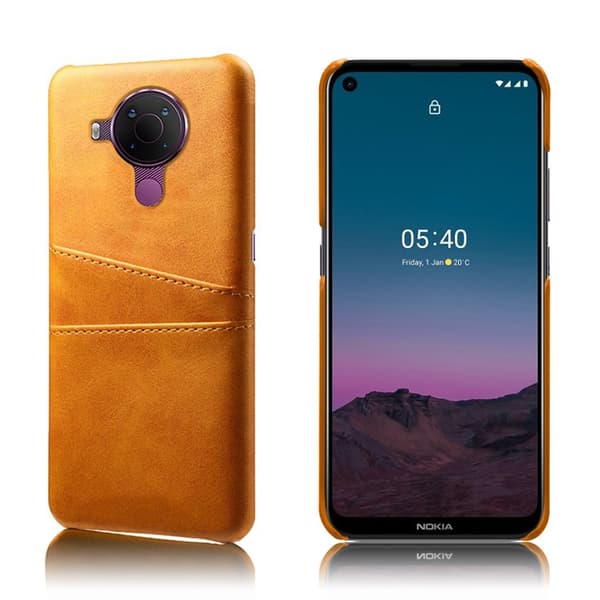 Dual Card Etui Nokia 5.4 - Oransje Orange