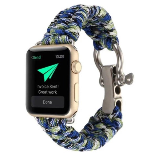 Apple Watch Series 4 40mm reb urrem - Blå/Grøn Multicolor