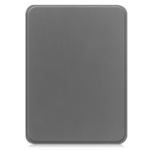 Amazon Kindle Paperwhite (2024) Etui Bumpresistent og PU E-Reader Cover Support Auto Wake / Sleep - Grå Silver grey