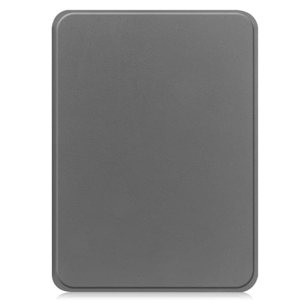 Amazon Kindle Paperwhite (2024) Kotelo kolhunkestävä ja PU E-Reader Cover tuki Auto Wake / Sleep - Harmaa Silver grey