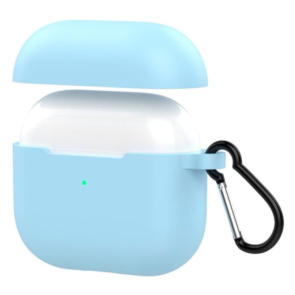 AirPods Pro enkelt silikonfodral - Himmelsblå Blå