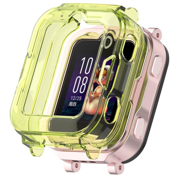 Huawei Barnklocka Watch 4 Pro Klockfodral Halvskal Flexibelt skyddsfodral - Transparent Grön Grön