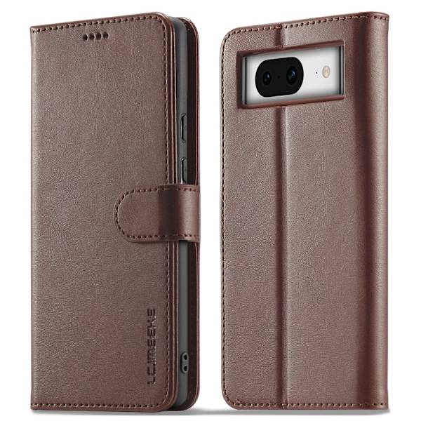 LC.IMEEKE Google Pixel 8A flip case - Ruskea Brown