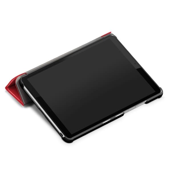 Lenovo Tab M8 flipomslag i litchi-læder - Rød Red