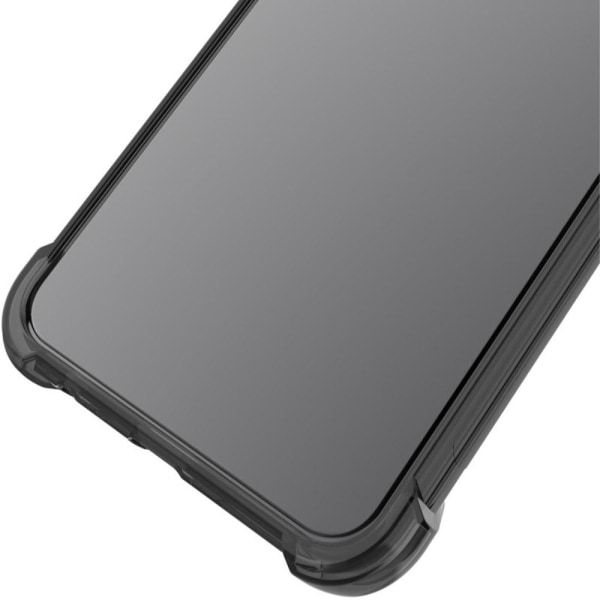 IMAK Airbag Cover for Xiaomi 12S Pro / 12 Pro - Läpinäkyvä Musta Transparent