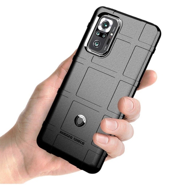 Rugged Shield case - Xiaomi Redmi Note 10 Pro / 10 Pro Max - Sort Black