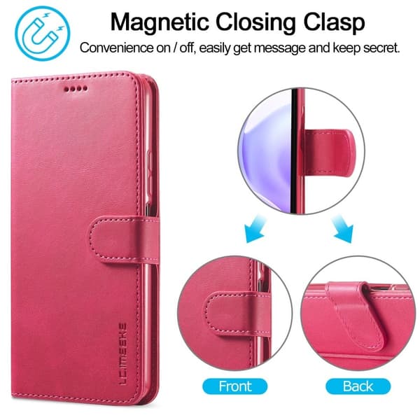 LC.Imeeke Xiaomi Mi 11 Flip Etui - Rød Red