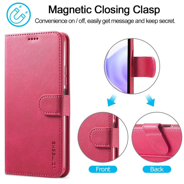 LC.Imeeke Xiaomi Mi 11 Flippetui - Rød Red