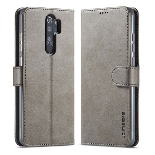 LC.Imeeke Xiaomi Redmi 9 Flippetui - Grå Silver grey