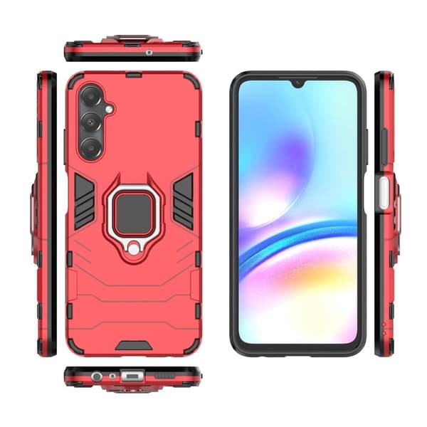 Støtsikkert Samsung Galaxy A05s Panther-telefonetui - Rød Red