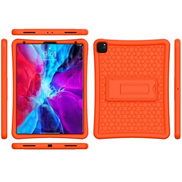 Stødsikker silikonebeskytter Kickstand Shell iPad Pro 12.9 (2022) (2021) (2020) Tablet Case - Orange Orange