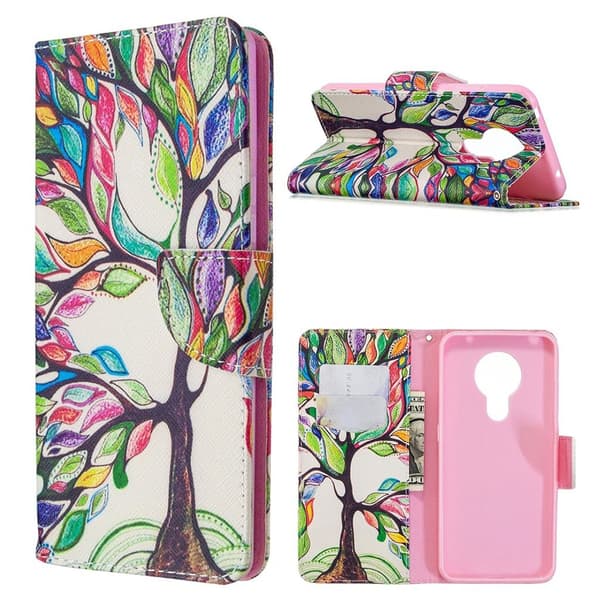 Wonderland Nokia 5.3 flip-etui - Tre I Farger Multicolor