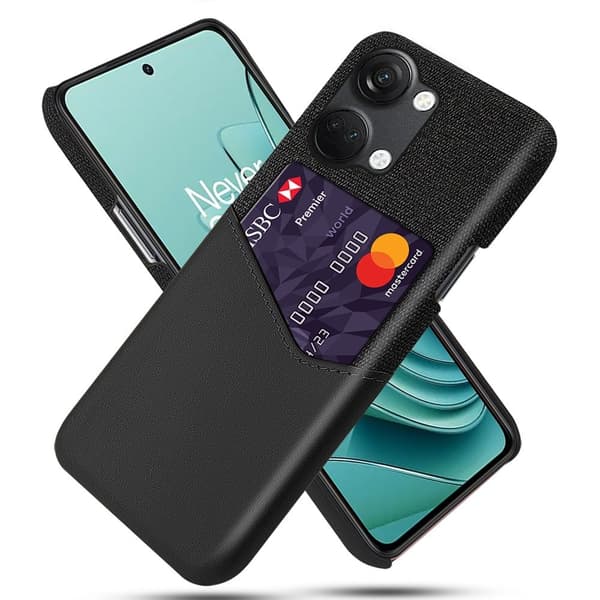 Bofink OnePlus Ace 2v Kredittkort Deksel - Svart Black