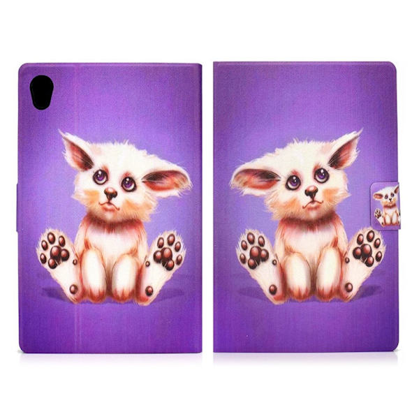 Cool mønstret læderetui til Lenovo Tab M10 - Abyssinerkat Multicolor