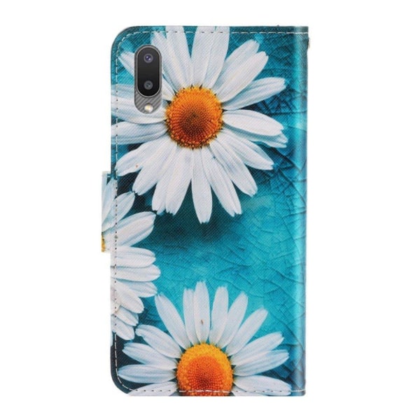 Wonderland Samsung Galaxy M02 / A02 Flip etui - Krysantemum Multicolor