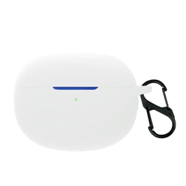 Realme Buds Air 3 silikoneetui med spænde - Hvid White