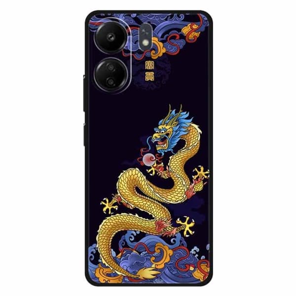 Imagine Xiaomi Redmi 13C / Xiaomi Poco C65 deksel - Drage Blue