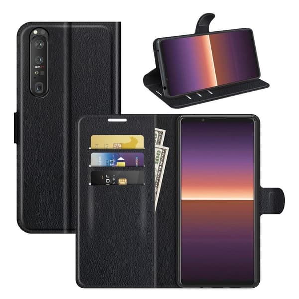 Classic Sony Xperia 1 III Flippetui - Svart Black