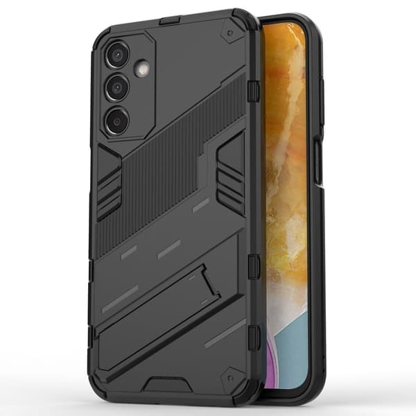 Stødsikkert moderne Samsung Galaxy M15 hybridcover - Sort Black
