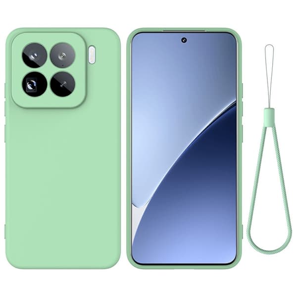 Matte Liquid Xiaomi 15 Pro silikone cover - Grøn Green
