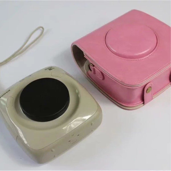 Fujifilm instax SQUARE SQ20 slidstærkt lædercover - pink Pink