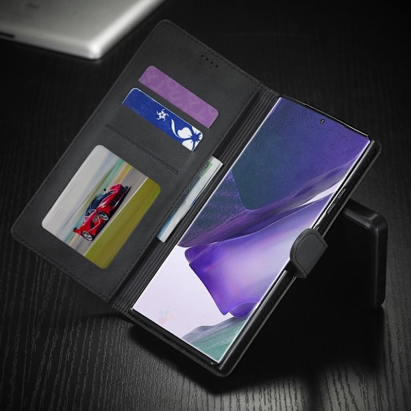LC.Imeeke Samsung Galaxy Note 20 Flip Etui - Sort Black