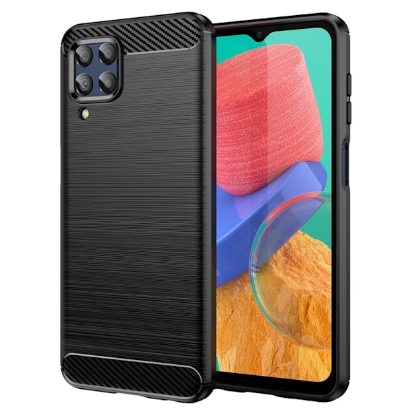 Carbon Flex Samsung Galaxy M33 5G kotelot - Musta Black