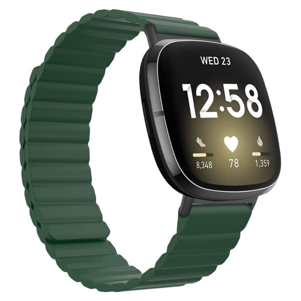 Fitbit Sense / Versa 3 silikone-urrem - Grøn Green