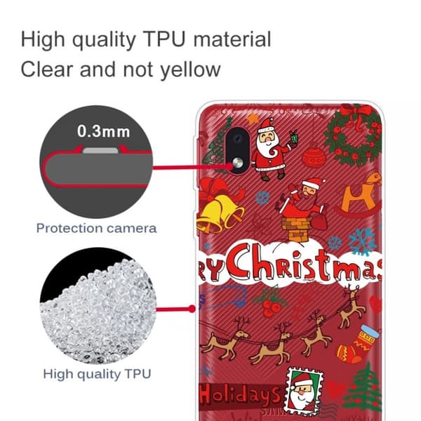 Christmas Samsung Galaxy A01 Core fodral - jul Stickers multifärg